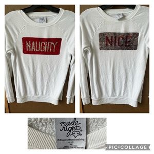 Naughty or Nice Sequin Sweater